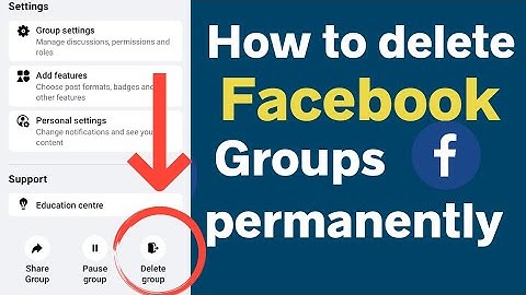 Facebook group kase delete kare || How to Delete Facebook group || Delete FB group Permanently 2024