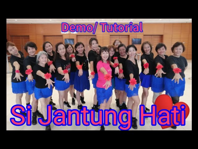 Si Jantung Hati Line Dance (June 2022)(Demo/ Tutorial) class=