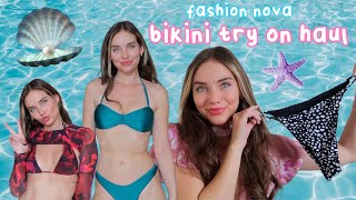 it's finally summer ☀️!!! beach outfits +bikini try on haul ft Fashion Nova