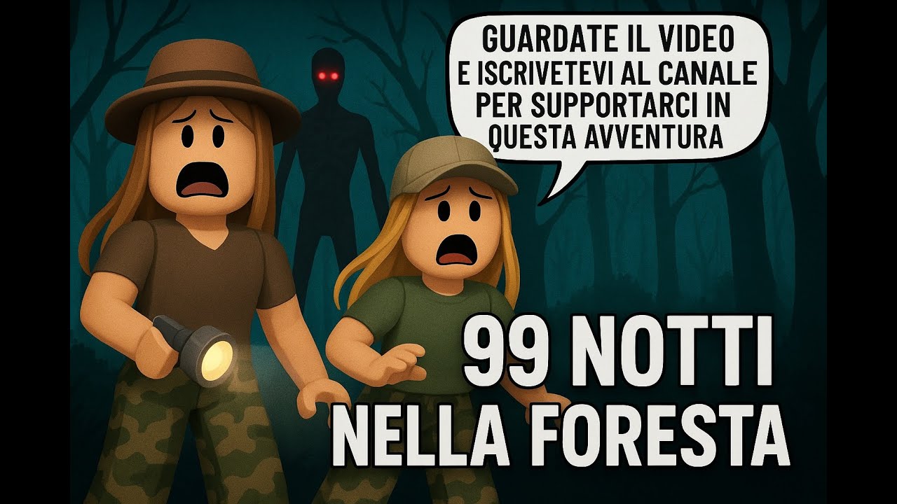 Giochiamo a 99 Notti nella foresta su Roblox con una nostra fan - YouTube
