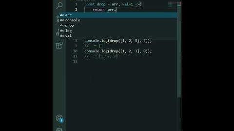 #shorts #Programming #coading exercise dropping elements of an array by using JavaScript function