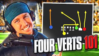 Former NFL QB teaches you how to read Four Verticals in Madden 24