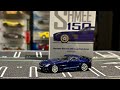 Tarmac Works 1/64 Mercedes-Benz SLS AMG Coupé Black Series Matte Blue Global64