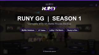 MTA:SA Runny GG BattleRoyale Backup Complete 100%📦 | DOWNLOAD