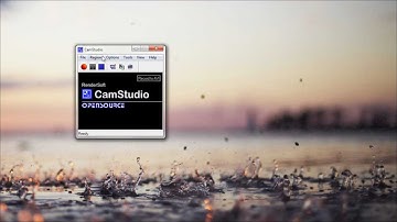Recording Your Screen with CamStudio