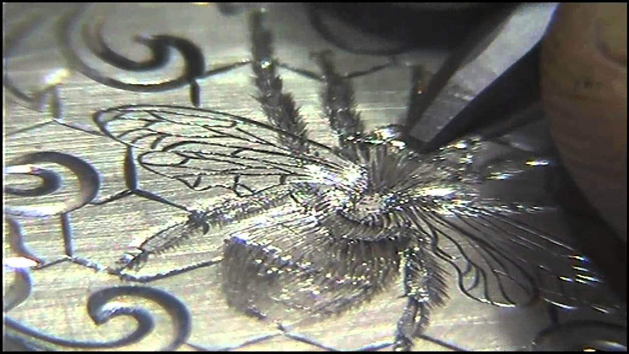 Hand Engraved Bulino Bee Love Token by Shaun Hughes Walking Libery Half