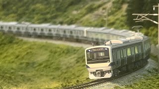 【NゲージPV】KATO E531系15両編成走行動画　#nゲージ #鉄道模型
