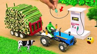 Diy diorama making mini Motor water pump science project | how to make