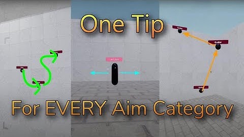 1 Tip for Every Aim Training Category