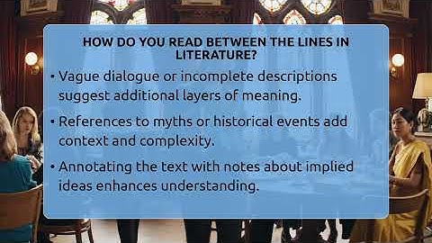 How Do You Read Between The Lines In Literature? - The Prose Path