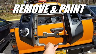 Toyota Tacoma Center Console Removal & Painting Tutorial