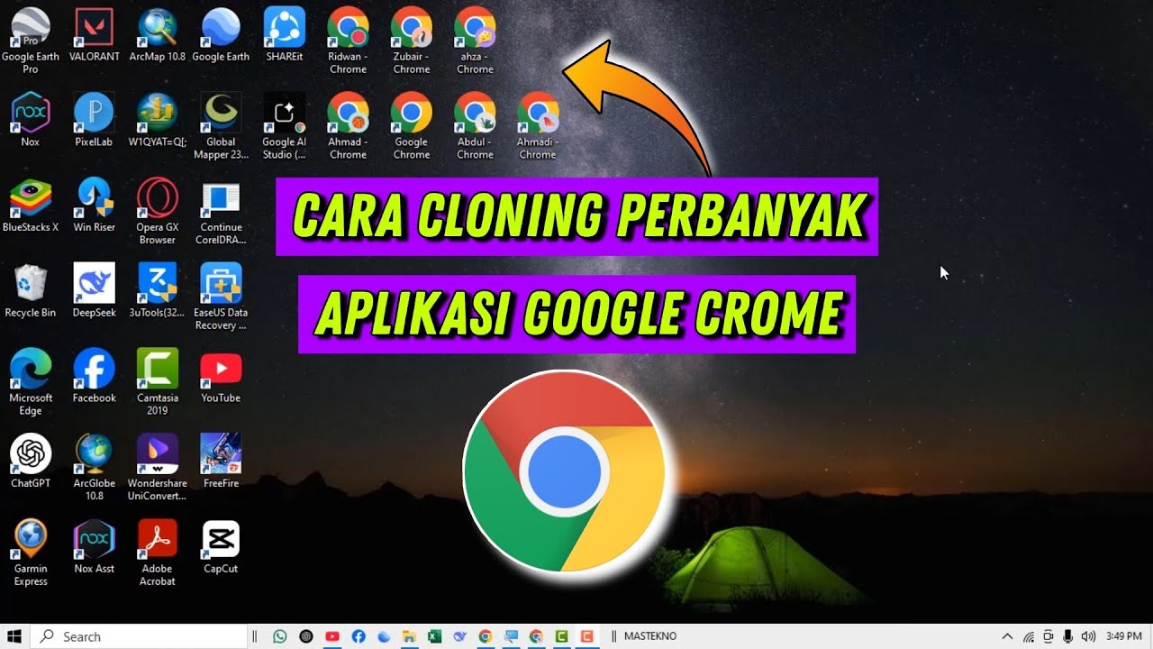 Cara cloning google crome di Laptop 