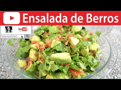 Vídeo: Ensalada De Berros, Cebolla Y Rábano