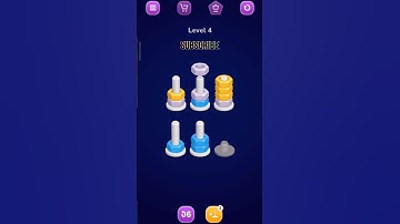 Nut Sorts Level 4 #sorts #sort #bolt