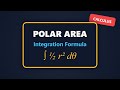 Area in Polar Coordinates: The Integral Formula Explained