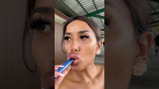 Big Lips vs Vape #viral #shorts #lipstick #transwoman #funny #humor