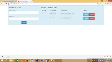 Sqlite Crud Demo Use PHP , Bootstrap  Part 3