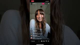 Isidora Goreshter FIRST IG LIVE 11/7/21