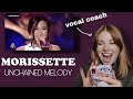 Vocal coach reacts to Morrissette Amon-unchained Melody