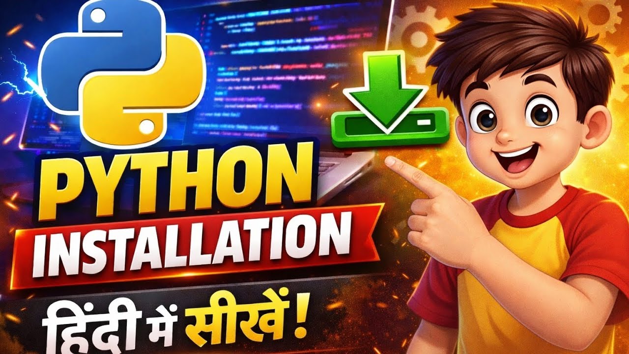 Python Installation In Hindi. Python Installation On your System In Hindi