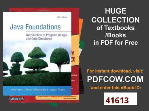 Java Foundations 3rd Edition