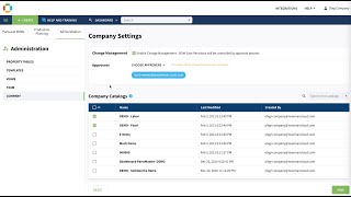 OpenBOM - company catalog settings