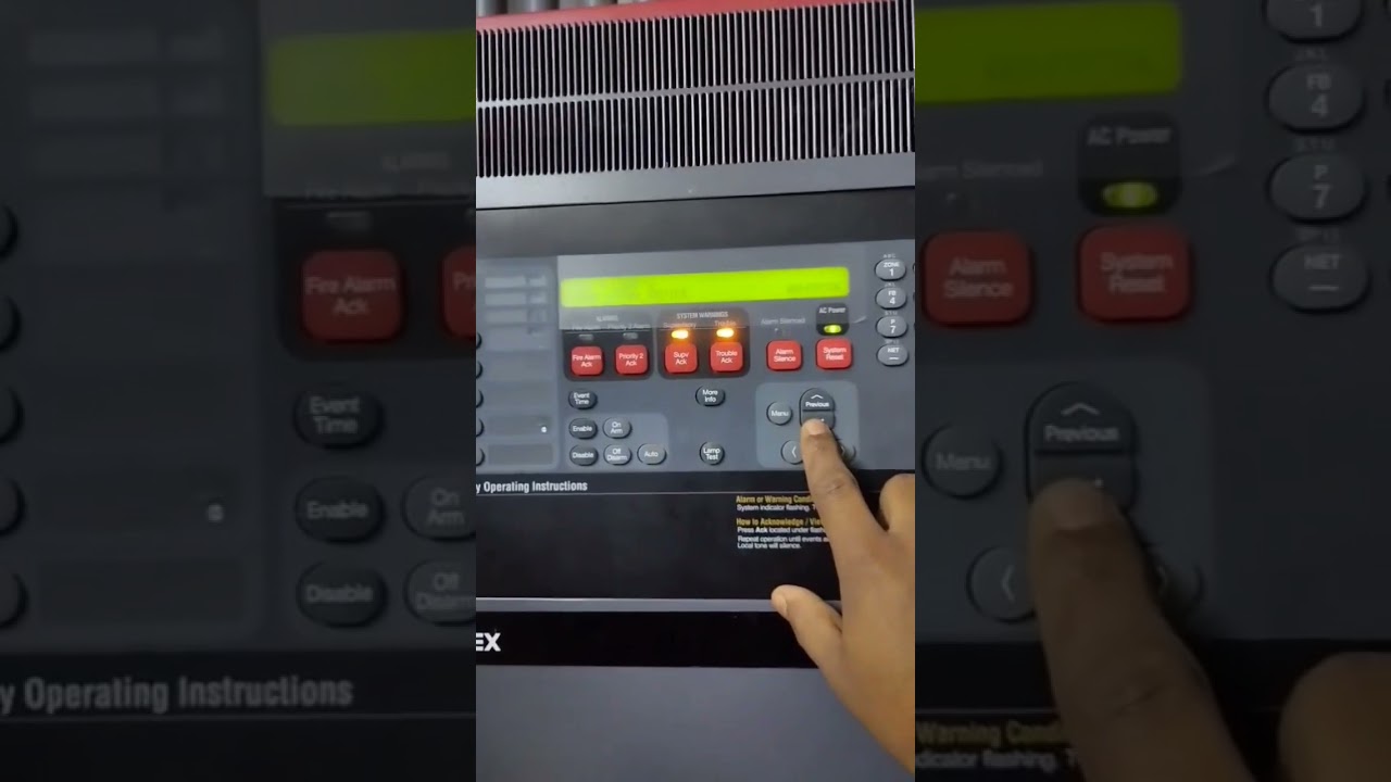How to Operate Simplex 4100es Addressable Fire Alarm Control Panel.. 