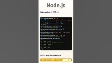 path module in nodejs #htmlcss #code #coding #js #javascript #reactjs #node #nodejs #backend #webdev