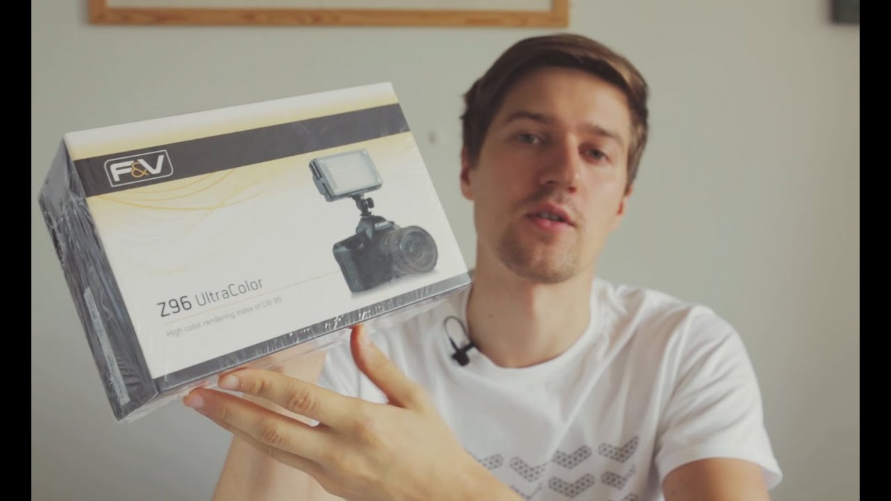 F&V Z96 LED Light Panel Unboxing