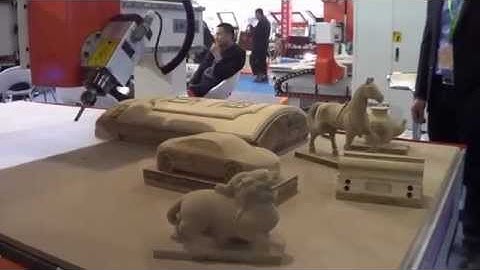 4 axis (spindle rotating) cnc router, China cnc router