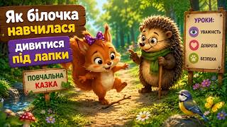 Як білочка навчилася дивитися під лапки / Повчальна казка для дітей / Уроки уважності та доброти