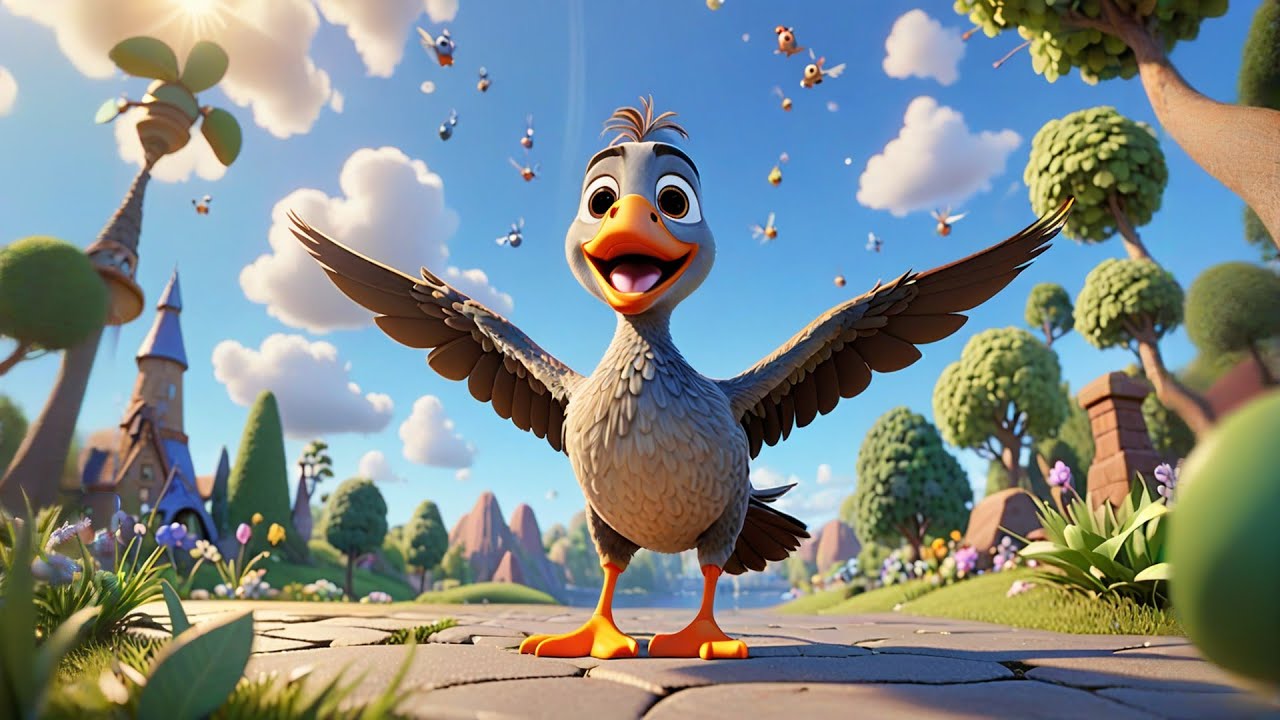 Four Dancing Ducks Know Their Shapes | Shapes Song for Kids | Nursery Rhymes and Learning Videos