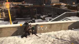 TOM CLANCY'S THE DIVISION  BETA explode bad guys clip