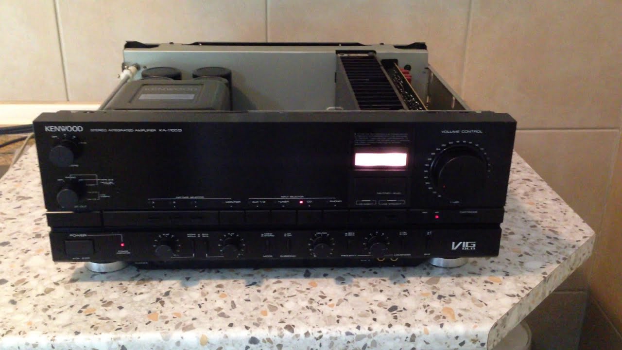 Kenwood KA-1100D ( Test ) - YouTube
