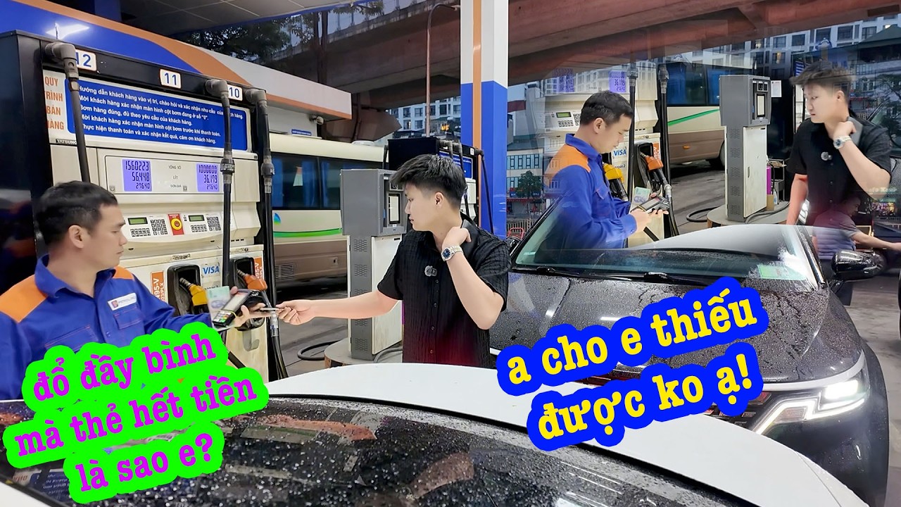 Hôm Nay GoGo TV Ngất Xỉu Khi Đổ Đầy Bình Xăng Vinfast Lux A