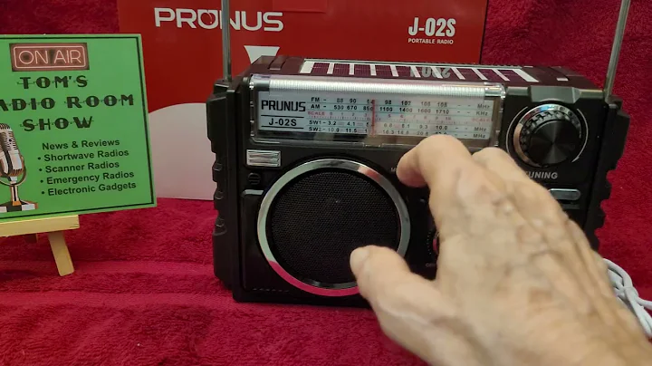 TRRS #2596 - Just Released Unique PRUNUS J-02S AM/FM/SW/BT/MP3 Radio