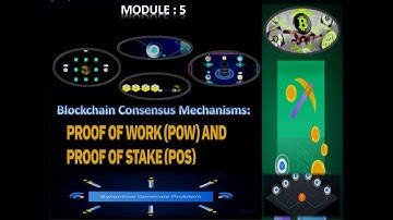 Blockchain consensus mechanisms  PoW and PoS |