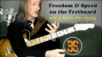 Empower Fretboard Freedom & Speed with 3-Notes-Per-String Scale Patterns 🎸🔥 Guitar-Nerdery 076 ENH ✔