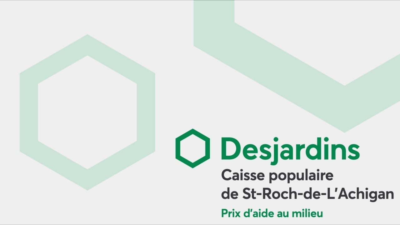 Prix d'aide au milieu 2017 AGA Desjardins 2018 Caisse populaire St