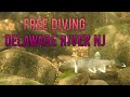 Free Diving the Delaware River in New Jersey