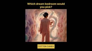 AI ASMR Which bedroom would you choose to sleep in? watermelon bedroom looks 🍉😍 #aiasmr #asmr