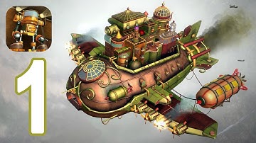 Escape Machine City: Airborne - Gameplay Walkthrough Part 1 1-3 LVL Guide (iOS, Android)