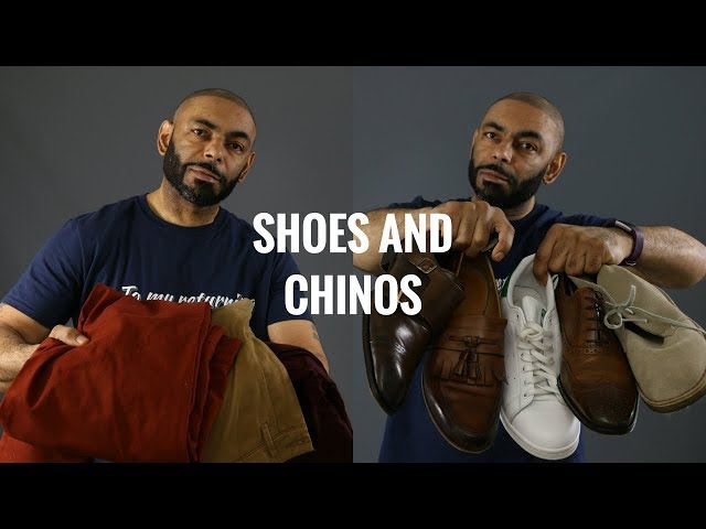 5 Best Shoes To Wear With Chinos/ Top 5 Shoes To Match With Chinos - Youtube