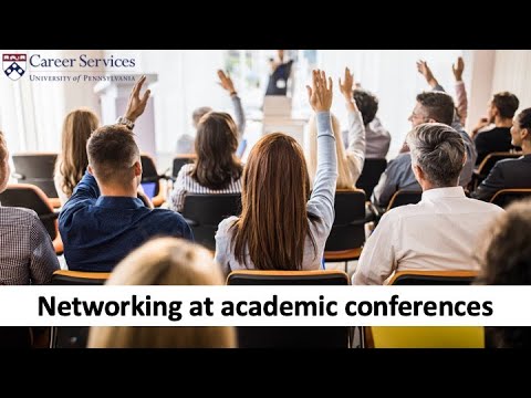 Networking at academic conferences - YouTube