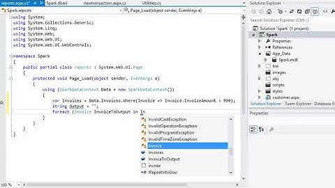 ASP.NET 4.5 Essential Skills Lesson 10-4: Retrieve multiple rows of data using LINQ