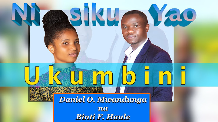 HARUSI YA DANIEL NA BINTI UKUMBINI(LIVE)