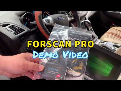 Ford Kuga विवरण के साथ FORScan Pro ELM327 USB टेस्ट