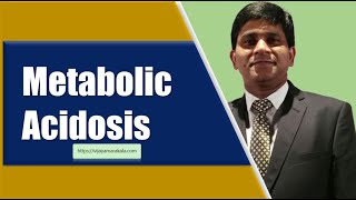Metabolic acidosis: Acid base disorders: Biochemistry