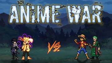 Naruto(All Form) & Sasuke Indra VS Luffy V4(All Form) & Zoro(Haki Mode) in Jump Force Mugen