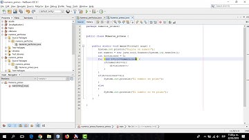 Numeros Primos Java   NetBeans